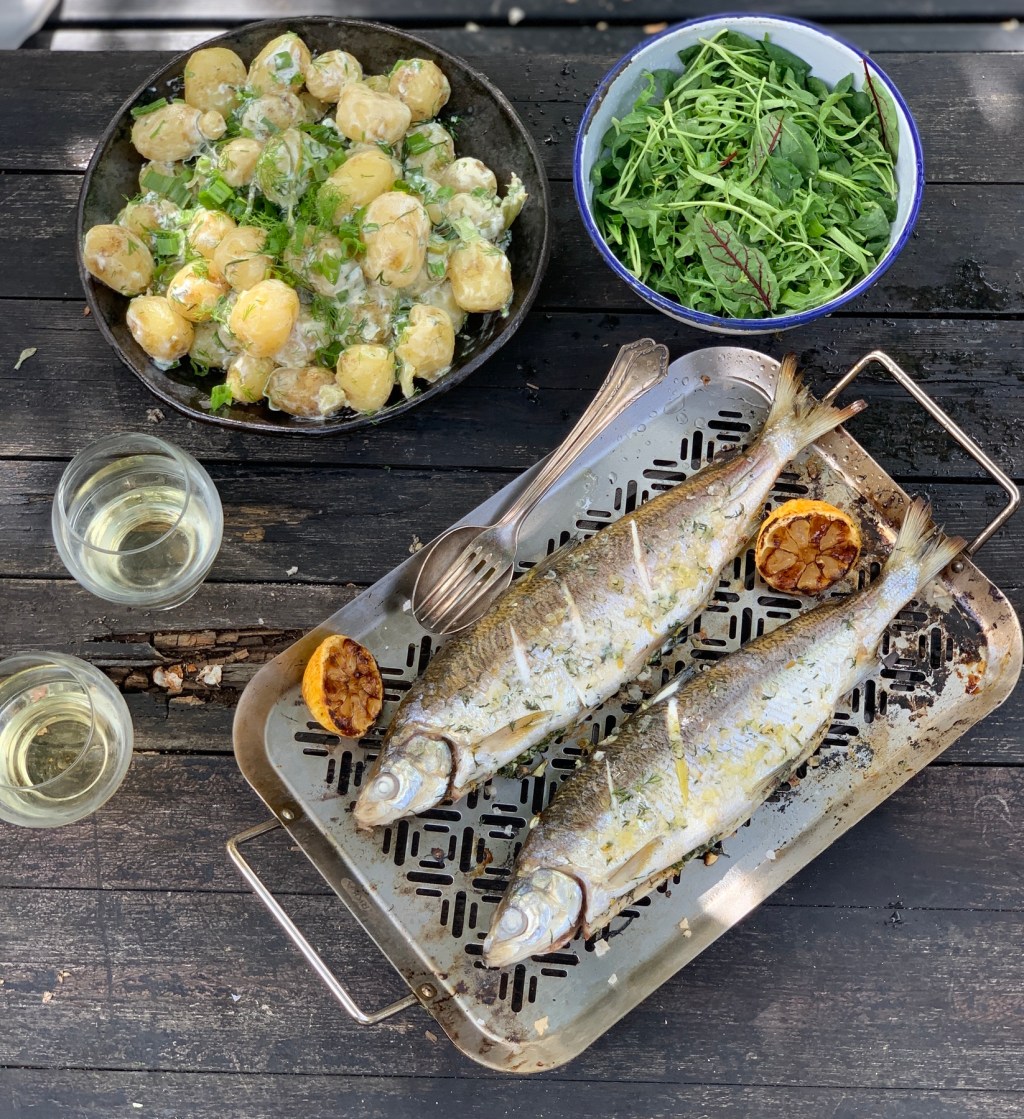 Grillattua siikaa ja&nbsp;tilligremolataa