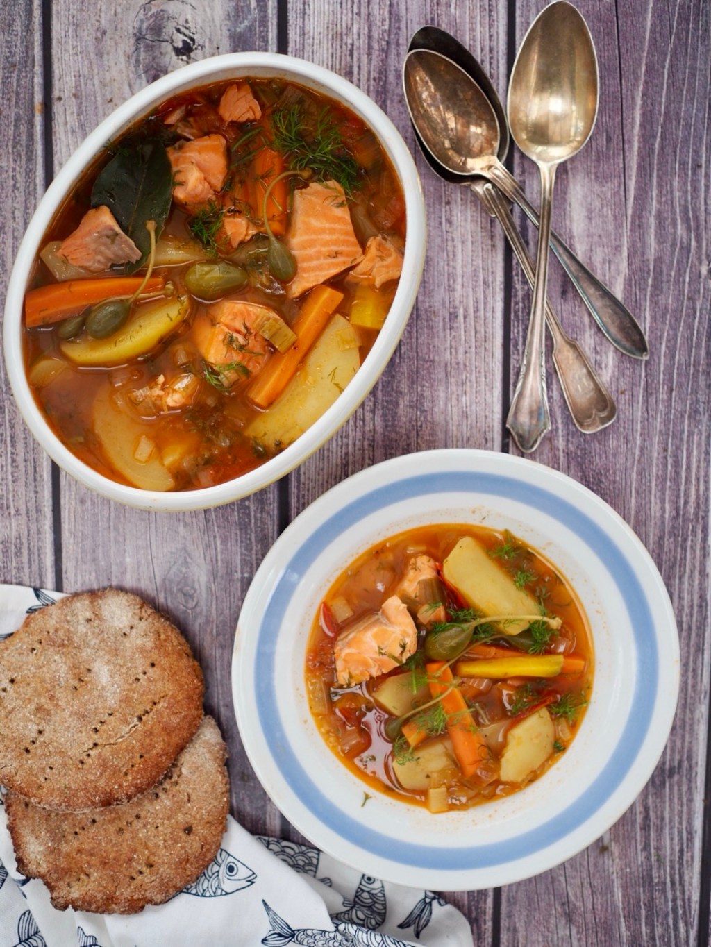 7. lk köksäntunti: Kalakeitto ja&nbsp;ruisrieskat