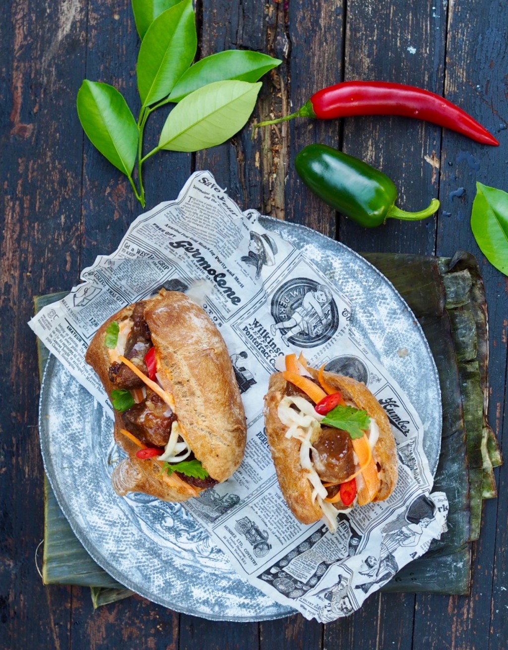 Bánh mi -leivät karamellipossusta