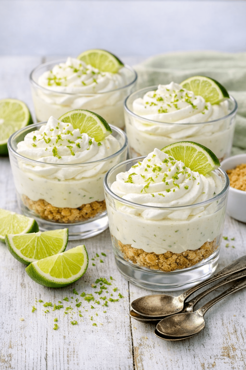 Helppo limettijälkiruoka lasissa – vain 10 minuuttia, ei&nbsp;uunia