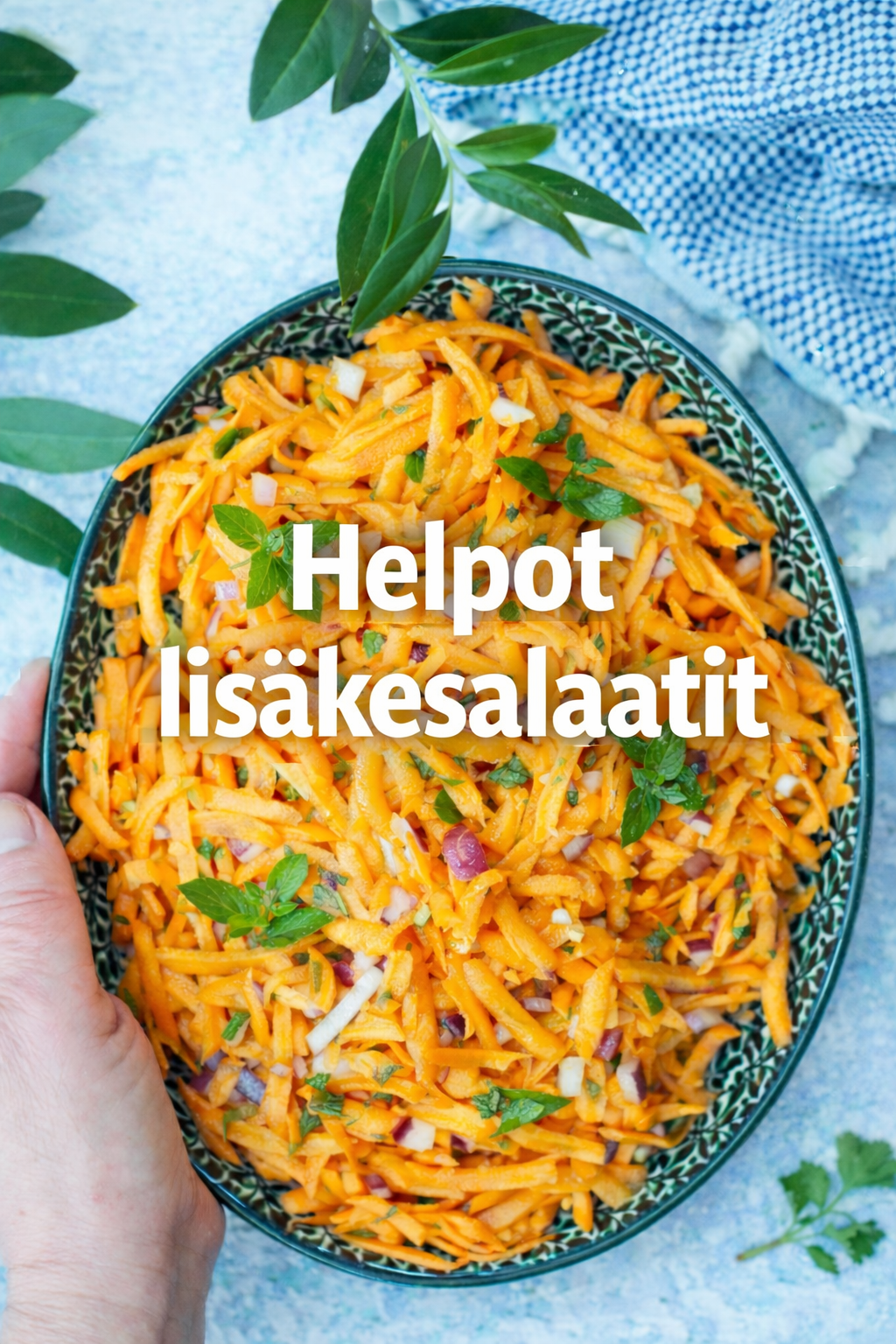 porkkanaraaste ja muut helpot lisäkesalaatit arkeen ja grilliruokien lisukkeeksi