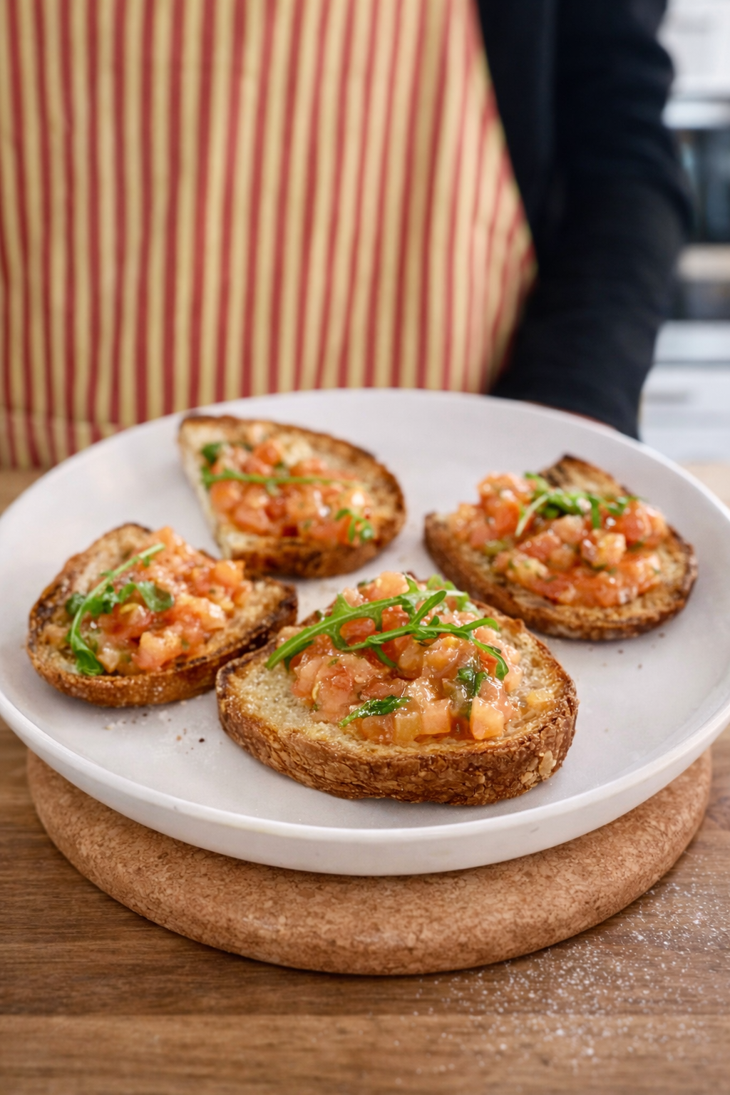 Kasiluokkalaisten valinnainen italianruokakurssi: Bruschetta