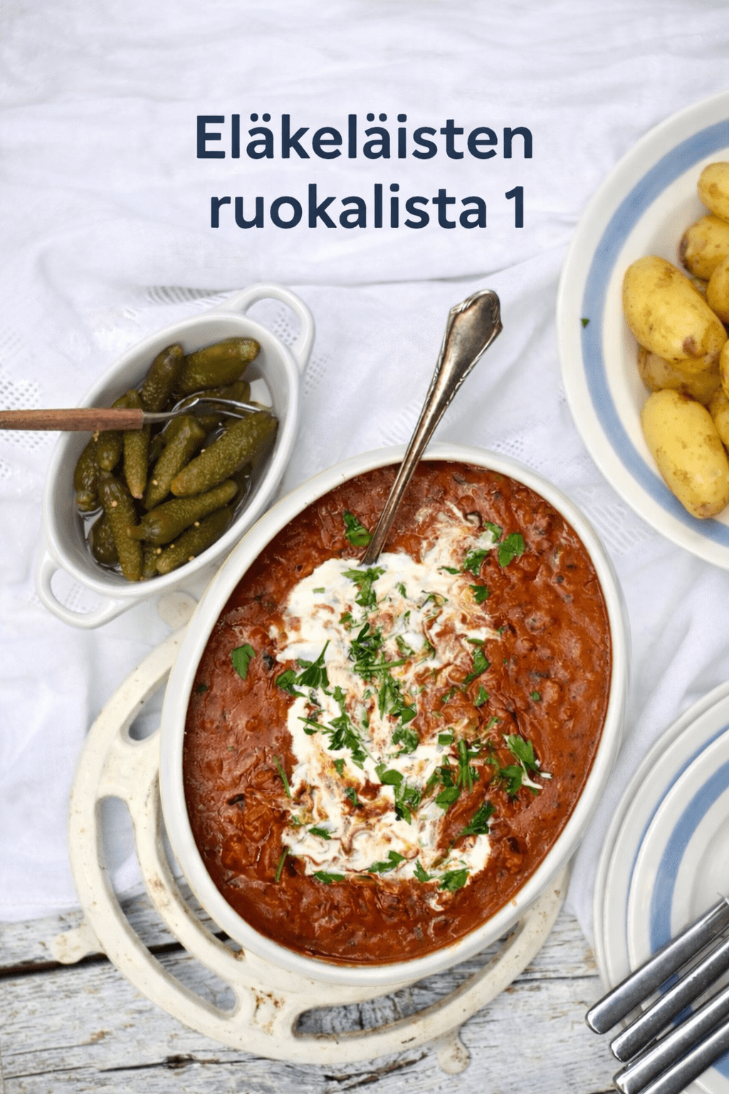 Eläkeläisen ruokalista 1 – perinteistä kotiruokaa useammaksi&nbsp;päiväksi