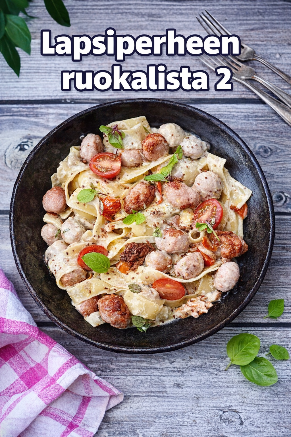 Lapsiperheen ruokalista 2 – helppo ja edullinen viikko&nbsp;arkeen