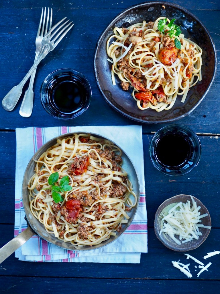 jauhelihareseptit arkeen pasta bolognese helppo ruoka