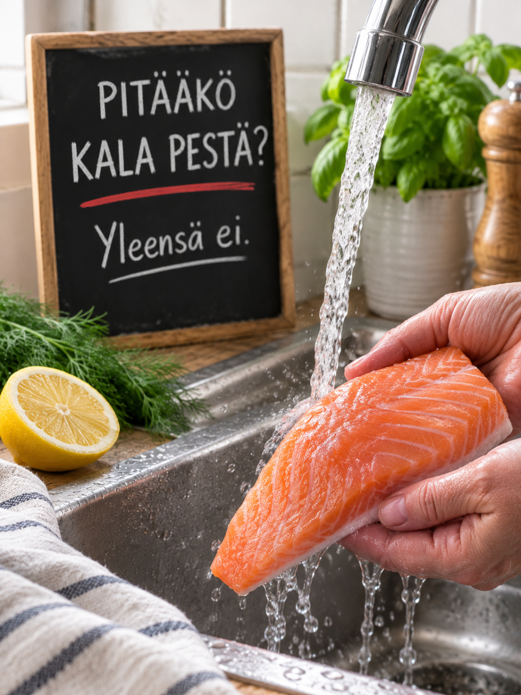 Pitääkö kala pestä ennen ruoanvalmistusta?